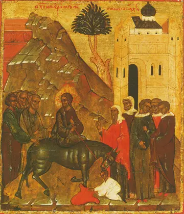Icon of the Entry into Jerusalem - CF1005