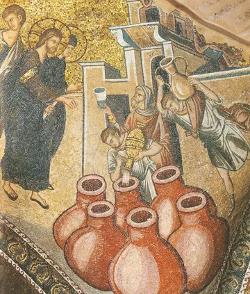 Icon of Christ's Miracle at Cana (Mosaic) - CF750
