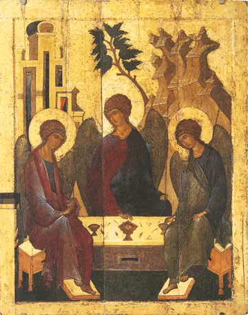 Icon of the Holy Trinity (Russian, 16th c.) - CF780