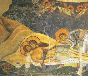 Icon of the Epitaphios (Byzantine, 1164) - CF792