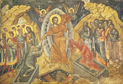 Icon of the Resurrection (Cretan, 1545) - CF837