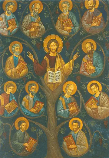 Icon of Christ "I Am the Vine, You are the Branches" - CJ703