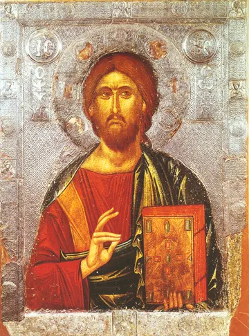 Icon of Christ "Psychosostis" (Saviour of Souls) (Byzantine, 14th c.) - CJ747