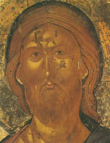 Icon of the Pantocrator (Detail) (15th c.) - CJ752