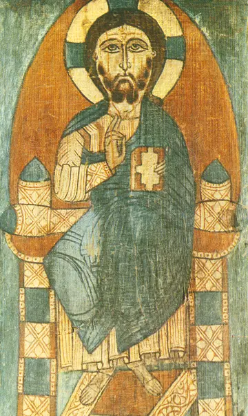 Icon of Christ Enthroned (Georgian, 13th c.)  - CJ799