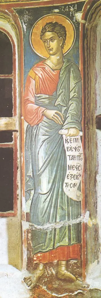 Icon of Zechariah the Prophet (Cretan, 1545)  - CP735