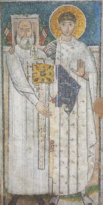 Icon of Saint Demetrios with a Deacon (7th c.)  - CS1015