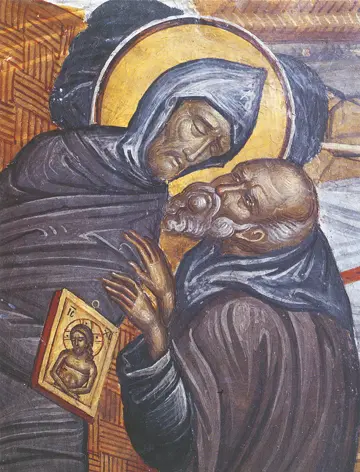 Icon of Saint Ephraim of Syria (Detail of S367) (Theophanes, 1527) - CS1048