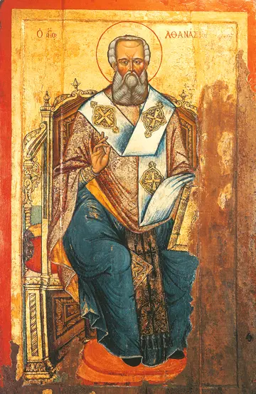 Icon of Saint Athanasius the Great (18th c.)  - CS1065