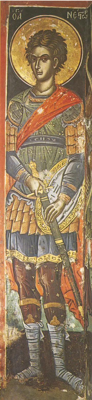 Icon of Saint Nestor (Cretan, 1545)  - CS1090
