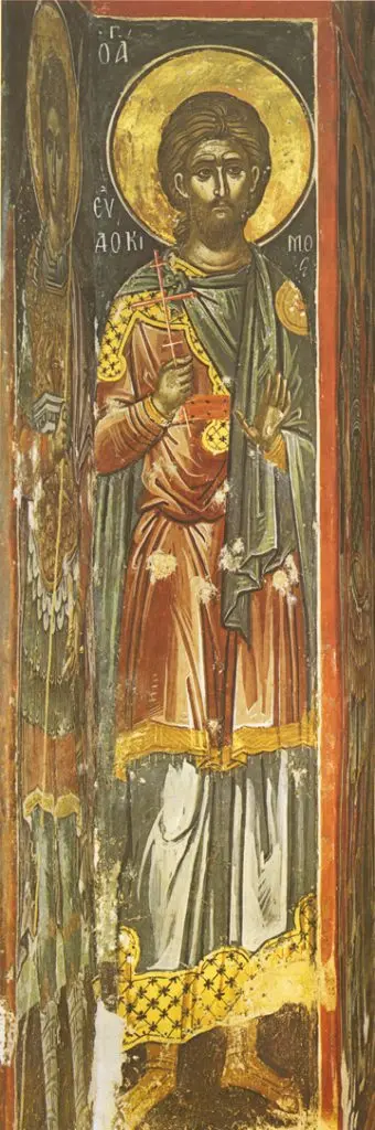 Icon of Saint Eudokimos (Cretan, 1545)  - CS1100