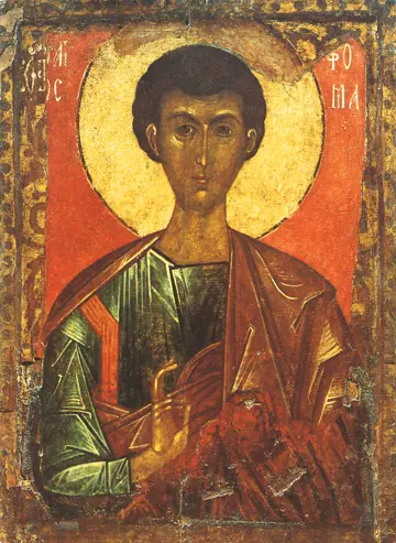 Icon of Saint Thomas the Apostle (15th c.)  - CS1143
