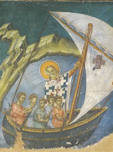 Icon of Saint Nicholas, Help of Mariners - CS1154