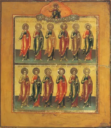 Icon of the Synaxis of the Twelve Apostles – CS1239