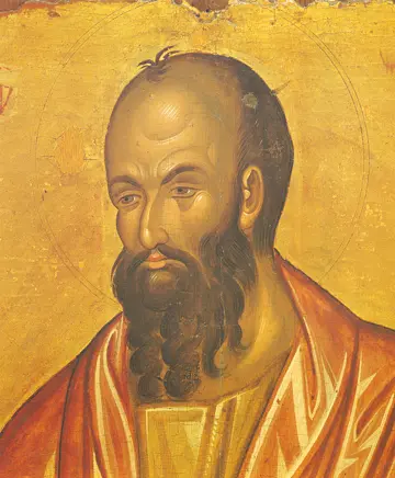 Icon of Saint Paul (Detail) (16th c.) (M. Damaskinos, Cretan) - CS1293