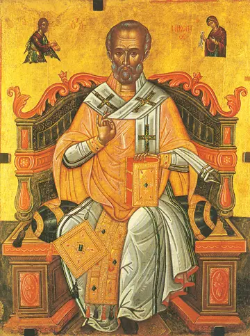 Icon of Saint Nicholas (Cretan, 17th c.) - CS1318
