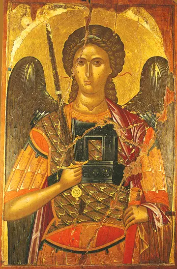 Icon of Michael, Archangel (A. Ritzos, Cretan, 15th c.)  - CS1322