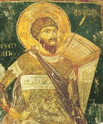 Icon of Saint Theodore Stratelates (Byzantine, 1359-1360) - CS1342