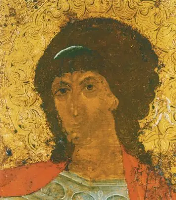 Icon of Archangel Michael (Detail of CS1472) (Rublev) - CS1474
