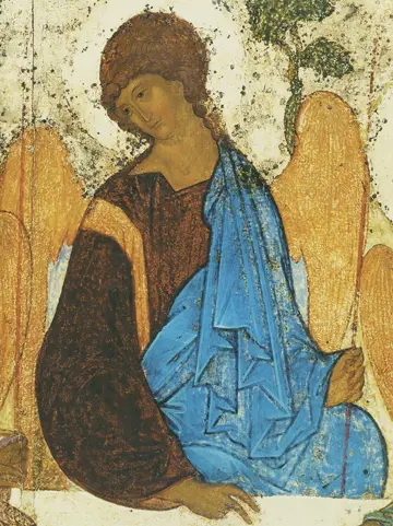 Icon of the Angel of Holy Trinity (Detail of F24) (Rublev) – CS1488