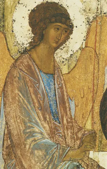 Icon of the Angel of Holy Trinity (Detail of F24) (Rublev) – CS1489