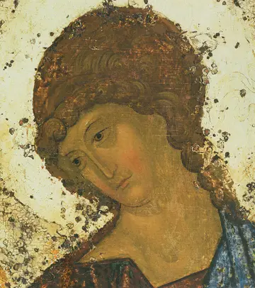 Icon of the Angel of Holy Trinity (Detail of F24) (Rublev) – CS1491