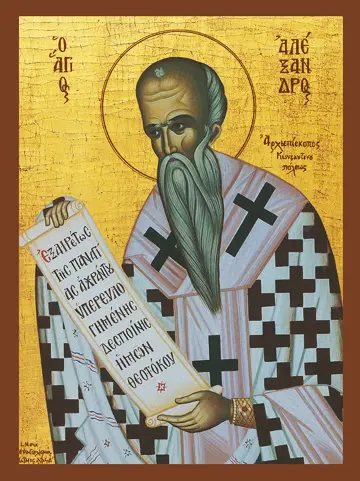Icon of St. Alexander, Patriarch of Constantinople – CS704