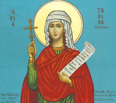 Icon of St. Tabitha, the Merciful – CS731
