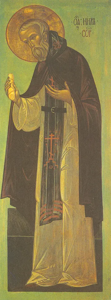 Icon of Saint Nilus of Sora - CS761