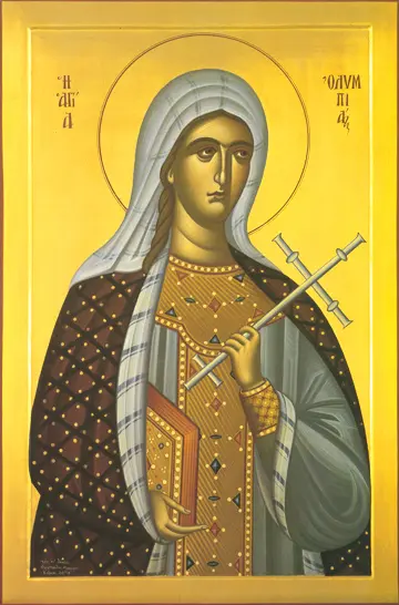 Icon of Saint Olympia, the Deaconness - CS819