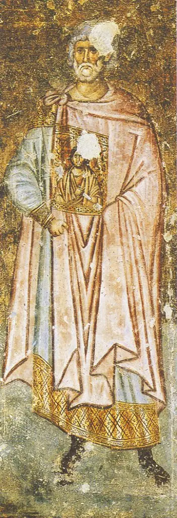 Icon of Saint Menas (Serbian, 1265)  - CS934