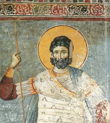 Icon of Saint Eustace (M. Panselinos, 13th c.)  - CS943