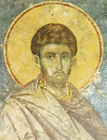 Icon of Saint Cosmas (M. Panselinos, 13th c.)  - CS949
