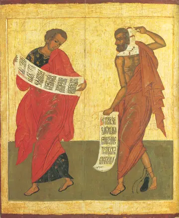 Icon of Zaccariah the Prophet and Balaam the Magi (ca. 1610)  - CS965
