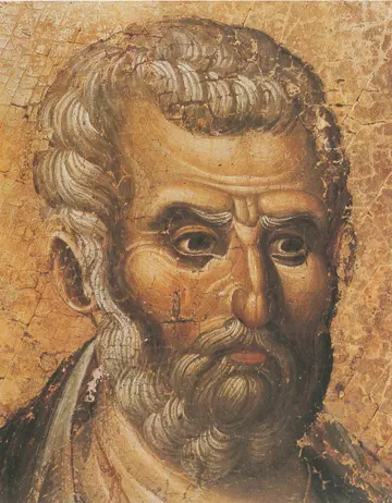Icon of Saint Peter (Detail of CS991) (ca. 1300) - CS992