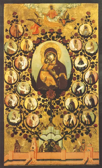 Icon of the Theotokos "Tree of the State of Muscovy" - CT721