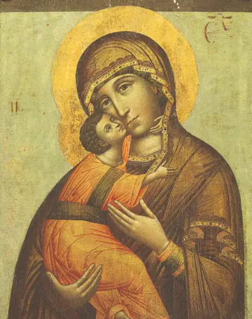 Icon of the Theotokos of Vladimir - CT723