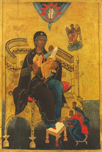 Icon of the Theotokos "Mountain Uncut By Human Hand"  - CT740