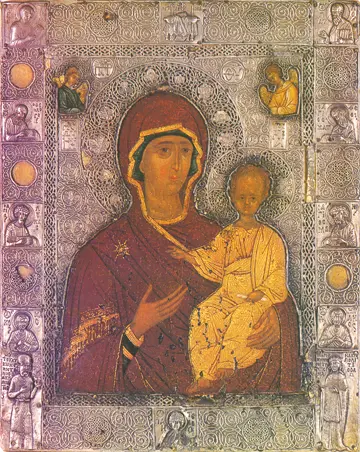 Icon of the Theotokos with Riza (13th c.)  - CT770