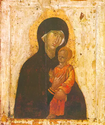 Icon of the Theotokos of Pimen (14th c.)  - CT771