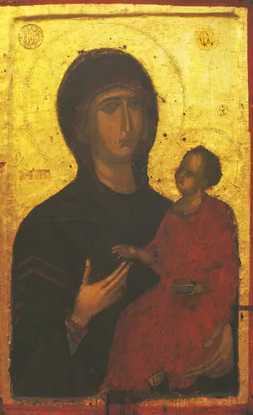 Icon of the Theotokos "Hodegetria" (ca. 1400)  - CT773