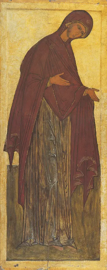 Icon of the Theotokos (Deisis) (16th c.) - CT794