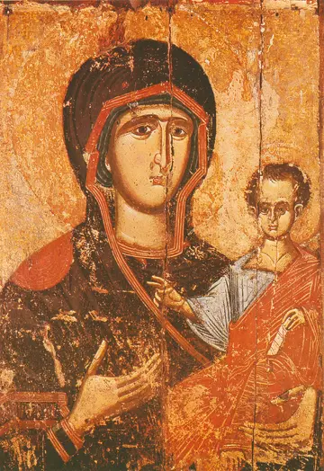 Icon of the Theotokos with Child (1400-1410) - CT840