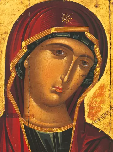 Icon of the Panagia "Hodegetria" (Detail of T82)  - CT903