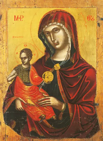 Icon of the Panagia "Mother of Consolation" (16th c.) - CT906