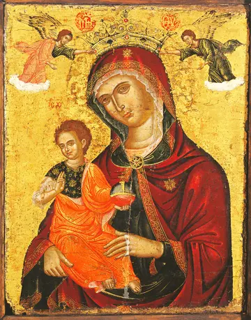 Icon of the Panagia "Mother of Consolation" (17th c.) - CT907