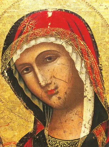 Icon of the Panagia "Mother of Consolation" (Detail of CT731) - CT908