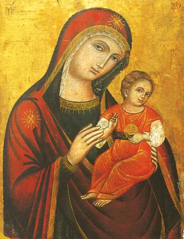Icon of the Panagia "Mother of Consolation" (16th c.) - CT909