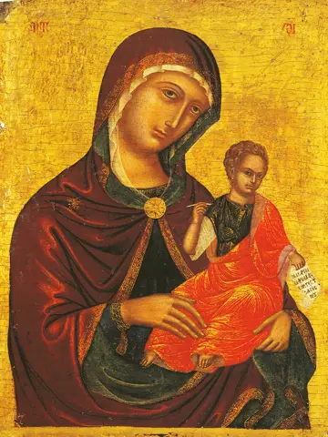 Icon of the Panagia "Mother of Consolation" (16th c.) - CT916
