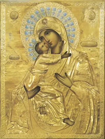 Icon of the Theotokos of Vladimir - CT969